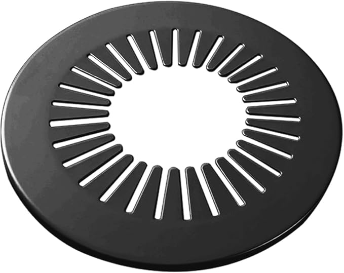 1 Piece Pipe Cover Flange Decoration Fit 2.36 to 3.07 inch Outer Diameter Pipe (60-78mm), PP Plastic Radiator Escutcheon Plate, Plumbing Cover Plates for Floor Wall Tube Decor, Black