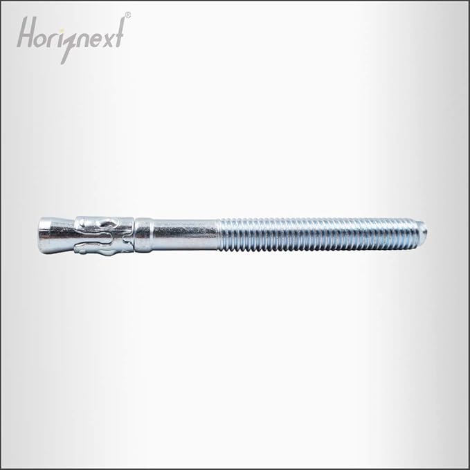 3/8" x 3-3/4" Wedge Anchor, for Cement and Concrete only, zinc-Plated Carbon Steel Screws and lag Bolts （ 100 pcs