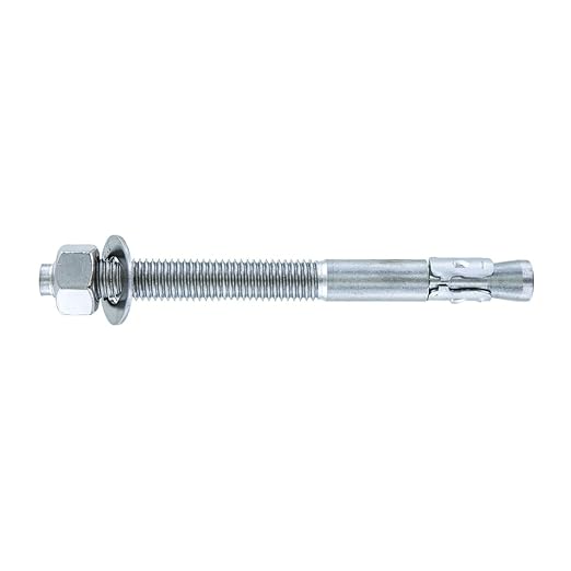 Conquest 5/8" x 7" Type 316 Stainless Steel Wedge Anchors (Box of 25) Heavy Duty Fastener for Concrete