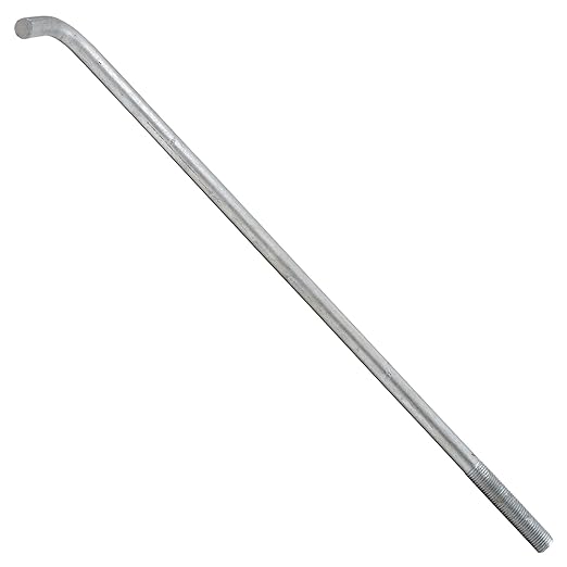 1-1/4"-7 x 42" L-Bolt Concrete Anchor Bolt - Hot Dip Galvanized by Conquest Fasteners