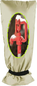 Outdoor Faucet Covers for Winter, 18" W x 43" H Outside Yard Hydrant Protector Socks Winter, Insulated Hose Bib Protector Cover, Spigot Pipe Cover Freeze Protection