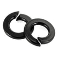 M12 Black Spring Lock Washer, 304 Stainless Steel, Black Coating Split Lock Washer Elastic Gasket, for Screws Fasteners, 20 PCS