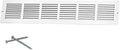 30"W x 4"H [Duct Opening Size] Steel Return Air Grille, Air Return Vent Cover for Ceiling and Sidewall - HVAC Air Vent Covers - [Outer Dimensions: 31.75"W x 5.75"H]