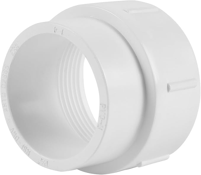 5-Pack EFIELD 3“ PVC DWV Fitting Cleanout Adapter (SPG x FPT)