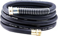 Leader Garden Hose 10ft x 3/4", Heavy Duty Short Water Hose, Male to Female Fittings, Five Layered Braiding for Durability, 1000PSI Burst, 300PSI Working (Black)