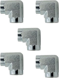 1-1/4" NPTF Female x 1-1/4" NPTF Female 90 Degree Pipe Elbow/Corner Hydraulic Fitting (5-PACK) | 5504-20-20
