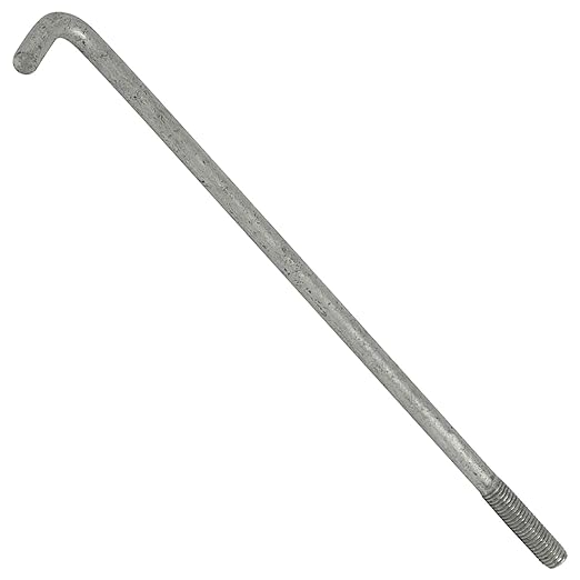 1/2"-13 x 14" L-Bolt Concrete Anchor Bolt - Hot Dip Galvanized by Conquest Fasteners