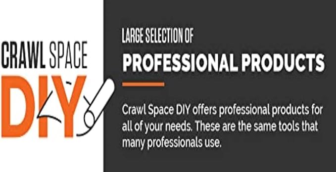 Whitecap - Crawl Space Vapor Barrier - 12 Mil (12' x 100'), Thick Plastic sheeting, Drop Cloth Moisture Barrier Covering for Crawl Space Encapsulation, Heavy Duty Polyethylene, White Woven Sheeting