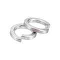 uxcell 300 Pcs Spring Lock Washer, M6 Split Lock Washer Assortment 316 Stainless Steel Lock Washers for Screws Bolts Nuts, Silver