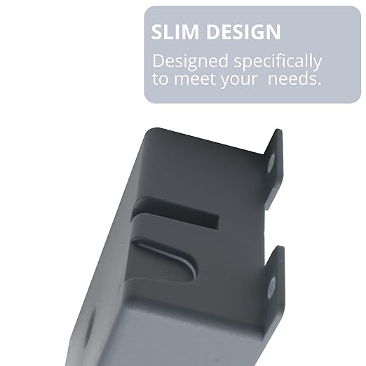 1 Gang Electrical Box Shallow,Electrical Box,8 Cubic Inch PVC Plastic Outlet Box,ETL Listed,AWG Standard Receptacle Box(1 Pack).