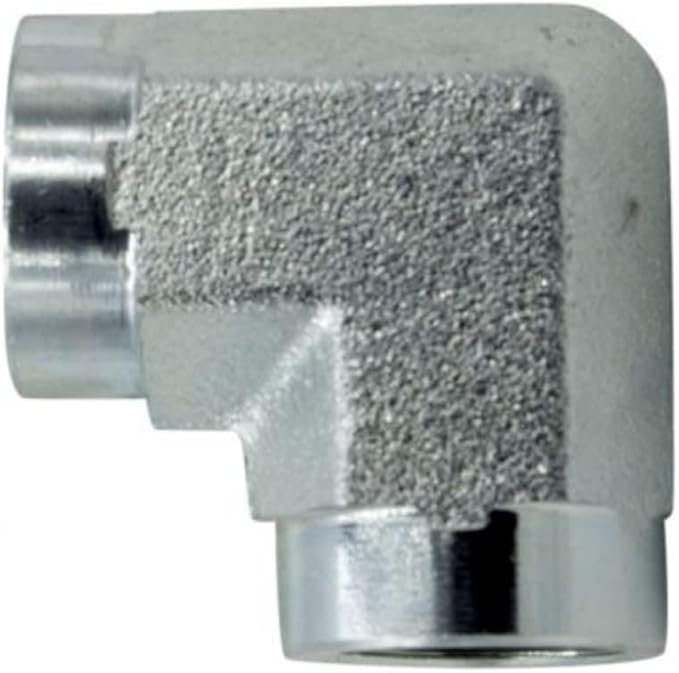 1" NPTF Female x 1" NPTF Female 90 Degree Pipe Elbow/Corner Hydraulic Fitting | 5504-16-16