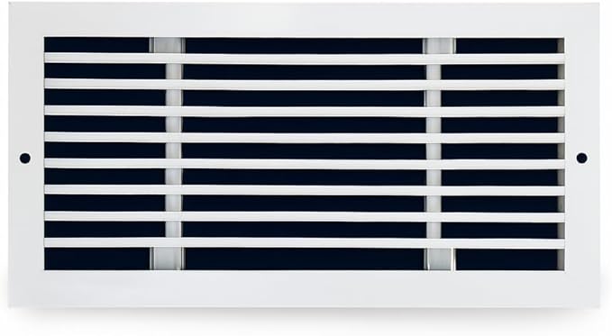 Premium 14" X 4" [Duct Opening] Linear Aluminum Bar Return Air Grille - White - White [Outer Dimensions: 16"W x 6"H] – for Ceiling, Wall Us