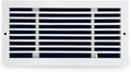 Premium 14" X 4" [Duct Opening] Linear Aluminum Bar Return Air Grille - White - White [Outer Dimensions: 16"W x 6"H] – for Ceiling, Wall Us