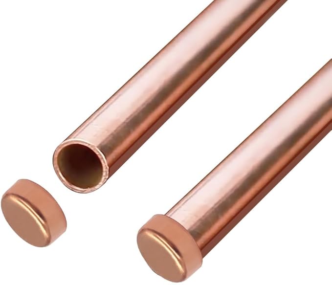 Joywayus 10PCS Plumbing 5/8" Solder Copper Pipe End Cap, Pressure Sweat Plug Socket Pipe Fitting Solder Connection