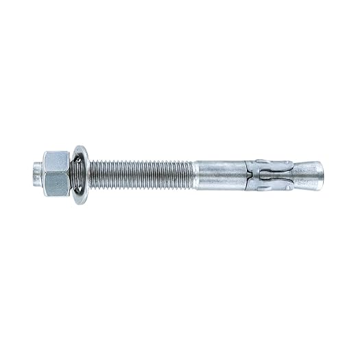 Conquest 316 Stainless Steel Concrete Wedge Anchors 3/4" x 7" - Heavy Duty Anchor Bolts for Marine, Coastal, and Outdoor Environments (10 Pack)