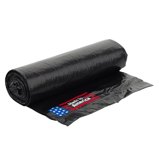 Sandbaggy 20 ft x 100 ft Vapor Barrier 6 Mil | Polyethylene | Black Plastic Sheeting Rolls | Moisture Barrier for Crawl Spaces, Concrete and Laminate Underlayment, Walls (1 Roll)