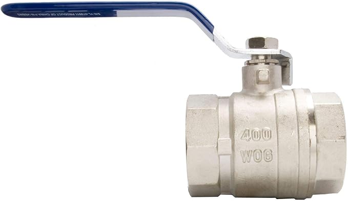 2" Nickel Plated Ball Valve - Standard Port 400WOG