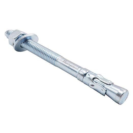 5/8" x 6" Wedge Anchor, for Cement and Concrete only, zinc-Plated Carbon Steel Screws and lag Bolts （ 20 pcs