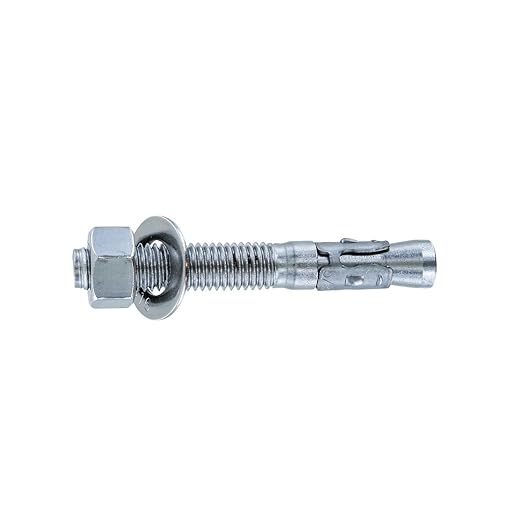 Conquest 316 Stainless Steel Concrete Wedge Anchors 5/8" x 4 1/2" - Heavy Duty Anchor Bolts for Marine, Coastal, and Outdoor Environments (25 Pack)