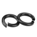 #10 Black Split Lock Washer, 18-8 (304) Stainless Steel Spring Lock Washer 100PCS