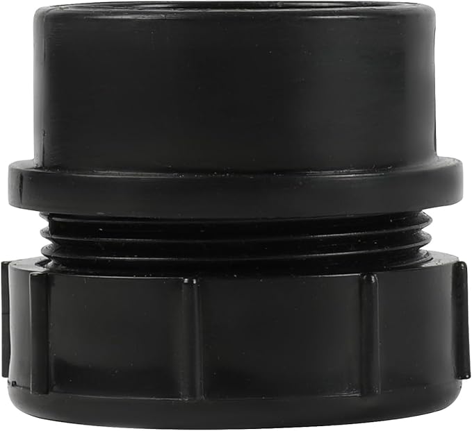 10-Pack EFIELD 1-1/2"x 1-1/4"ABS DWV Trap Adapter W/PLASTIC NUT(Hub x SJ)
