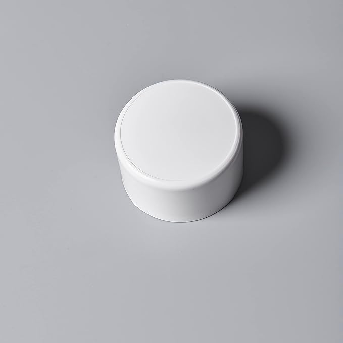 Rainbow Dream 2 Inch PVC Pipe End Cap Plug Adapter Pipe Fittings - 3 Pack, White