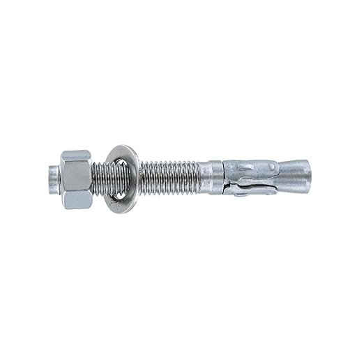 Conquest 3/4" x 5-1/2" Type 316 Stainless Steel Wedge Anchors (Box of 10) Heavy Duty Fastener for Concrete