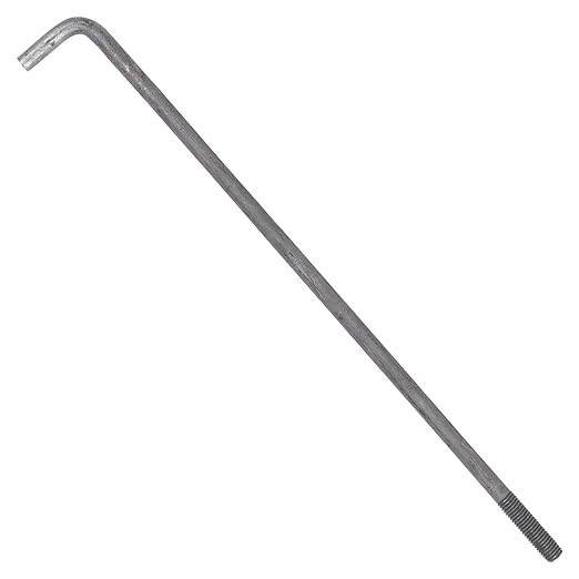 1/2"-13 x 18" L-Bolt Concrete Anchor Bolt - Hot Dip Galvanized by Conquest Fasteners