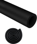 Insulation Foam Pipe 2 inches ID ,6 feet Long, Used for air Conditioning Pipe Insulation, Outdoor Water Pipes and Table Corner Protection,Black