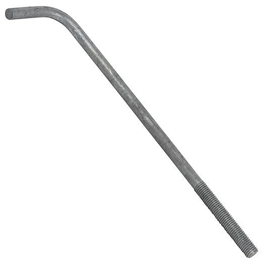 5/8"-11 x 16" L-Bolt Concrete Anchor Bolt - Hot Dip Galvanized by Conquest Fasteners