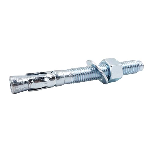 1/2" x 3-3/4" Wedge Anchor, for Cement and Concrete only, zinc-Plated Carbon Steel Screws and lag Bolts （ 20 pcs