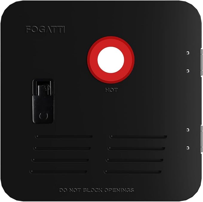 FOGATTI 15x15" RV Water Heater Replacement Door Kit - Black | External Access Panel for FOGATTI Tankless Heaters Only