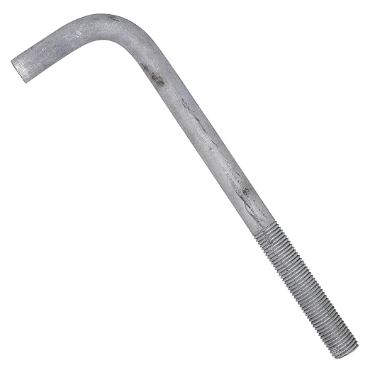 1-1/4"-7 x 18" L-Bolt Concrete Anchor Bolt - Hot Dip Galvanized by Conquest Fasteners