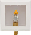 HYDRO MASTER Gas Outlet Box，1/2" NPT, Gas Supply Box，White (1/2-Inch)
