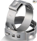 80 Pack 1 Inch Pex Clamps,304 Stainless Steel Pex Cinch Clamps Stepless Pex Crimp Rings PEX fittings Pinch Clamps,Single Ear Hose Clamps for Pex Tubing Pipe