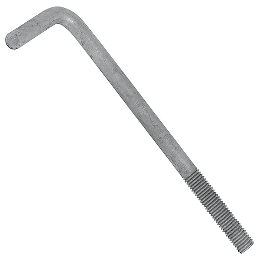 5/8"-11 x 10" L-Bolt Concrete Anchor Bolt - Hot Dip Galvanized by Conquest Fasteners