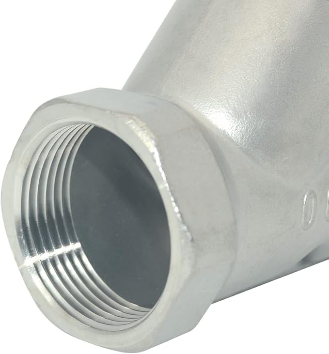 1-1/4" WYE Strainer Mesh Filter Valve,800WOG Y-Spring NPT Female Check Valve,Stainless Steel SS316 CF8M