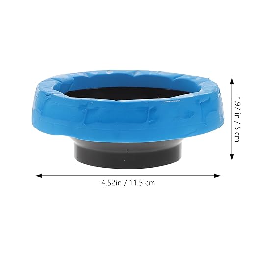 PartyKindom 2pcs Toilet Wax Ring Replacement Seal Gasket for Toilet Flange Rubber Clay Part for Home and Office Plumbing Repair