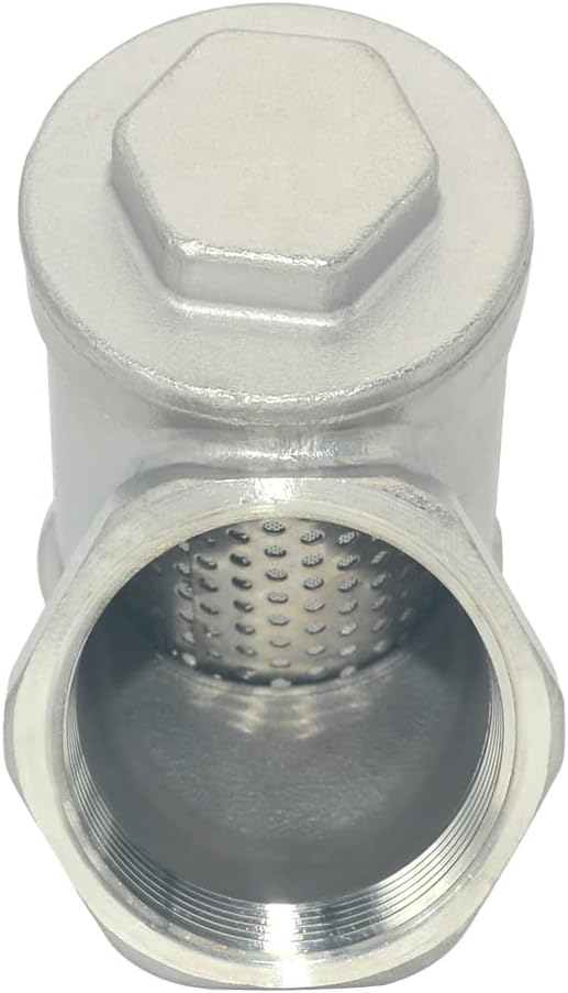 1-1/4" WYE Strainer Mesh Filter Valve,800WOG Y-Spring NPT Female Check Valve,Stainless Steel SS316 CF8M