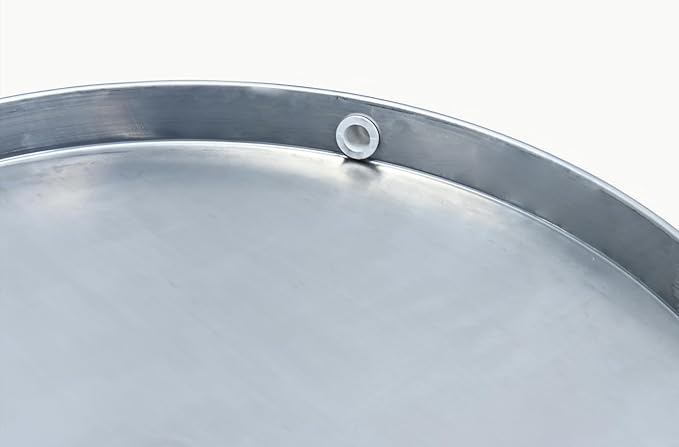 Commercial Water Heater Pan 36 Inch Aluminum 36 x 2.3 Inch with Side Drain Water Damage Prevention No Leaks High Quality Smitty Pan Made In USA