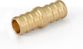 40-Pack HeSun PEX Fittings, 3/4"x3/4" Pex Straight Coupling, Brass Crimp Fitting for Pex Pipes, ASTM F1807(PEX1807006-40)