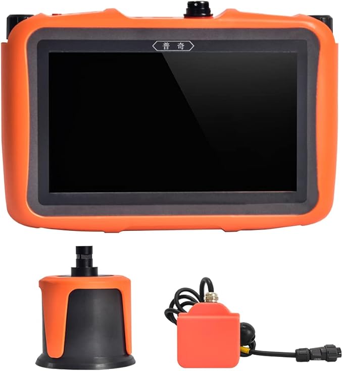 PQWT L3000 Underground Water Leak Detectors Indoor Outdoor Wall Water Pipe Detector Machine Multi Sensor Acoustic Pipeline Leakage Detection Kit Noise Reduction Headphone Smart Touchscreen Carry Case