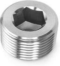 ChillWaves 304 stainless steel Pipe Fitting, Internal Hex Head Socket Pipe Plug Fitting，1-1/4" NPT Male，Thread Adapter(1-PACK)
