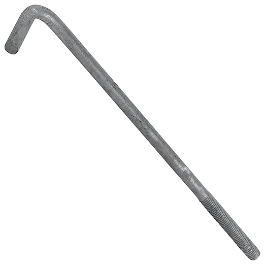 5/8"-11 x 16" L-Bolt Concrete Anchor Bolt - Hot Dip Galvanized by Conquest Fasteners