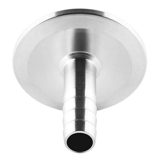 1.5" Tri Clamp to 1" Barb Fitting Stainless Sanitary Home Brew Adapter (Ferrule OD 50.5mm)