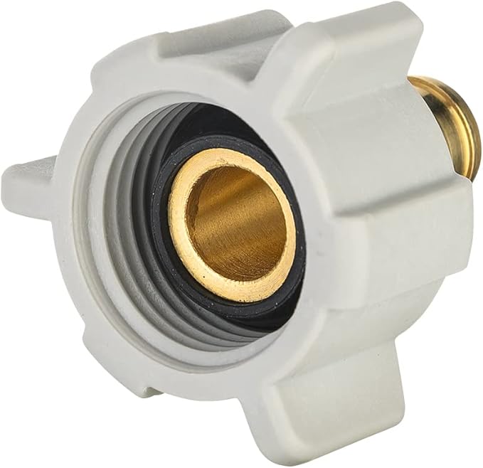 25-Pack Pex1/2" X 1/2" Female NPT Swivel Elbow Adapter, Brass Barb Crimp Plumbing Fittings, ASTM F1807,(PEX1807208-25PCS)