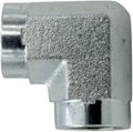 1/4" NPTF Female x 1/4" NPTF Female 90 Degree Pipe Elbow/Corner Hydraulic Fitting | 5504-04-04