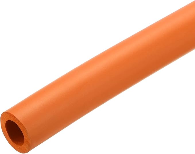 uxcell Foam Tubing for Handle Grip Support, Pipe Insulation Outside Pipe Lagging, 18mm ID 28.5mm(1 1/8") OD 1m Orange