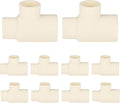 10-PACK EFIELD CPVC Tee Fittings,3/4"x3/4"x1/2" CPVC-CTS Slip Reducing Tee,(CPVC024-10)