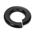 1/4" Split Lock Washer, 304 Stainless Steel 18-8 Spring Lock Washers for Bolts and Nuts, Black Finish, 100 PCS